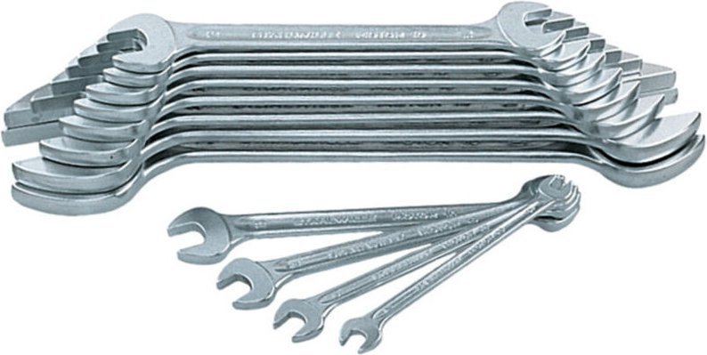 Doppelmaulschlüssel-Satz, 8-teilig - Stahlwille