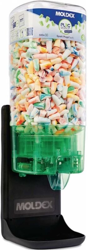 Moldex - Gehörschutzspender PlugStation TouchFree m.Füllung Spark Plugs (500 Paar)