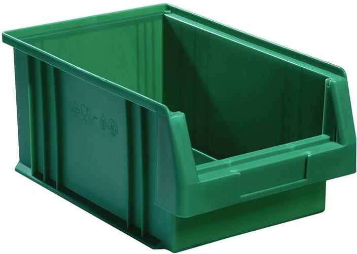 La-ka-pe 01550 02 03 Sichtlagerkasten plk L330xB213xH150mm pp grün