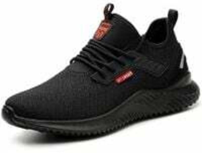 Thumbnail - Leichte Sicherheitsschuhe Baustellenschuhe Stahlkappenschutz Atmungsaktive rutschfeste Sicherheits-Sneaker Arbeitsschuhe...