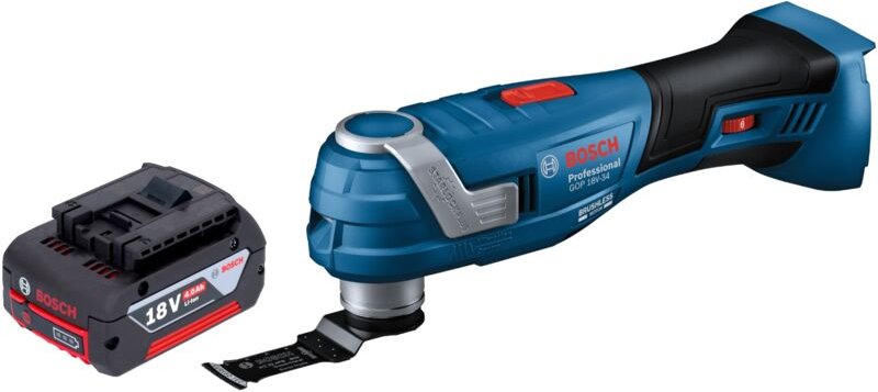 Bosch gop 18V-34 Professional Akku Multi Cutter 18 v Starlock Plus + 1x Akku 4,0 Ah - ohne Ladegerät