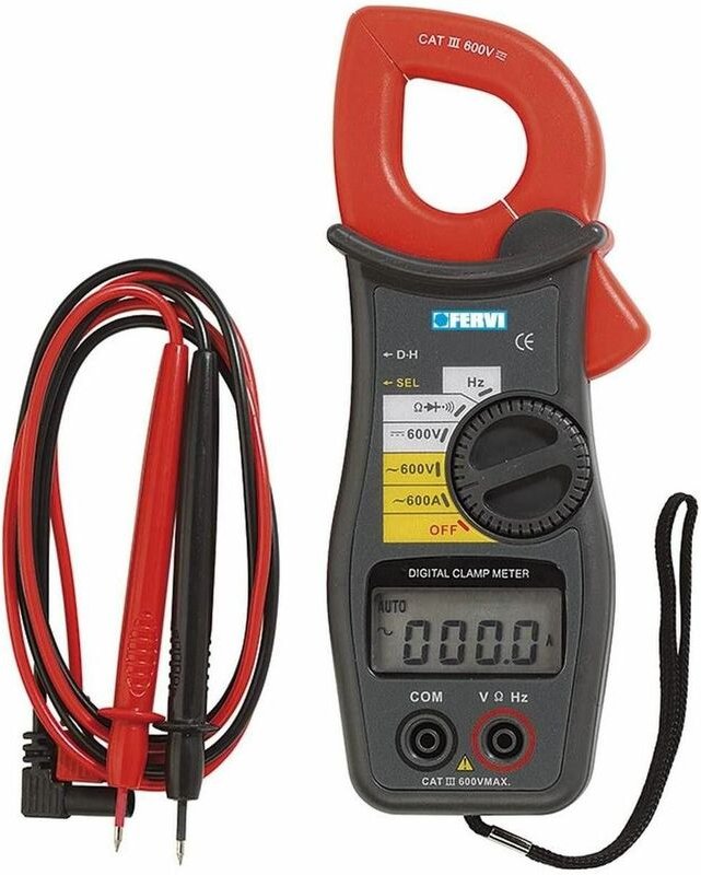 Fervi - digital zangen multimeter stromzange amperemeter zangemessgerät P080