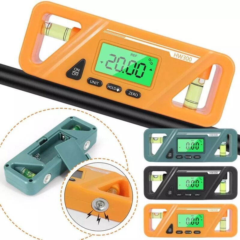 Ej.life - Neigungsmesser, Winkelmessung, absolute und relative Messung – Winkel- und Neigungsumrechnung – Mehrzweck-Neig...