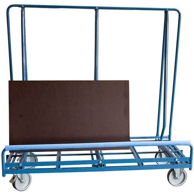 Transportwagen für große Platten - Tragfähigkeit 600 kg - 1 Seite - Abmessungen 1430 x 450 mm - 800007297