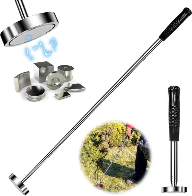 Thumbnail - Magnetisches Aufnahmewerkzeug, Teleskopmagnet, Teleskopstabmagnet 22,5 bis 103,5 cm, flexibler Magnetmagnet, Teleskop-Ma...