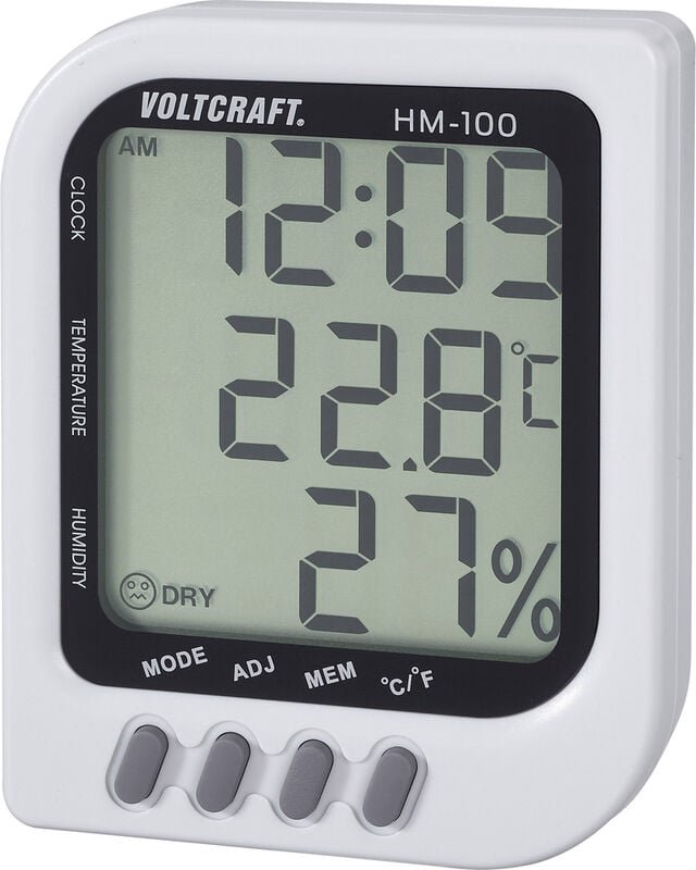 Voltcraft - HM-100 Luftfeuchtemessgerät (Hygrometer) 20 % rF 90 % rF