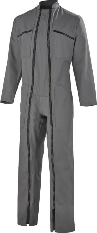 Kombination 2 Zip Essentials C/p Grau Stahl Xs - De(36-38)