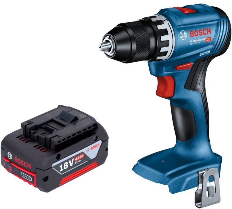 Bosch gsr 18V-45 Professional Akku Bohrschrauber 18 v 45 Nm Brushless + 1x Akku 4,0 Ah - ohne Ladegerät