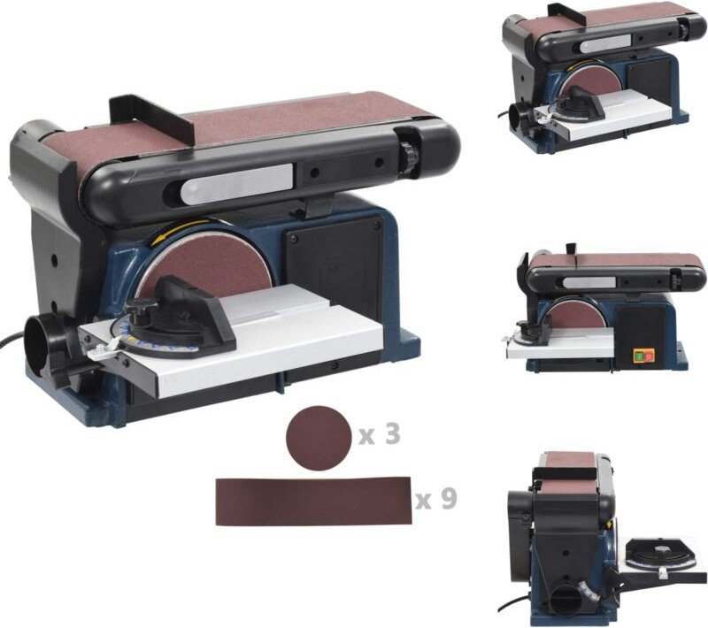 Schwingschleifer - Living Elektrische Teller- und Bandschleifmaschine 370 W 150 mm