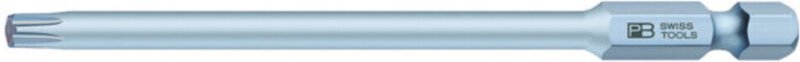 Klinge, für Torx lang, Schaft e 6,3, TX10, 95 mm Länge - Pb Swiss Tools