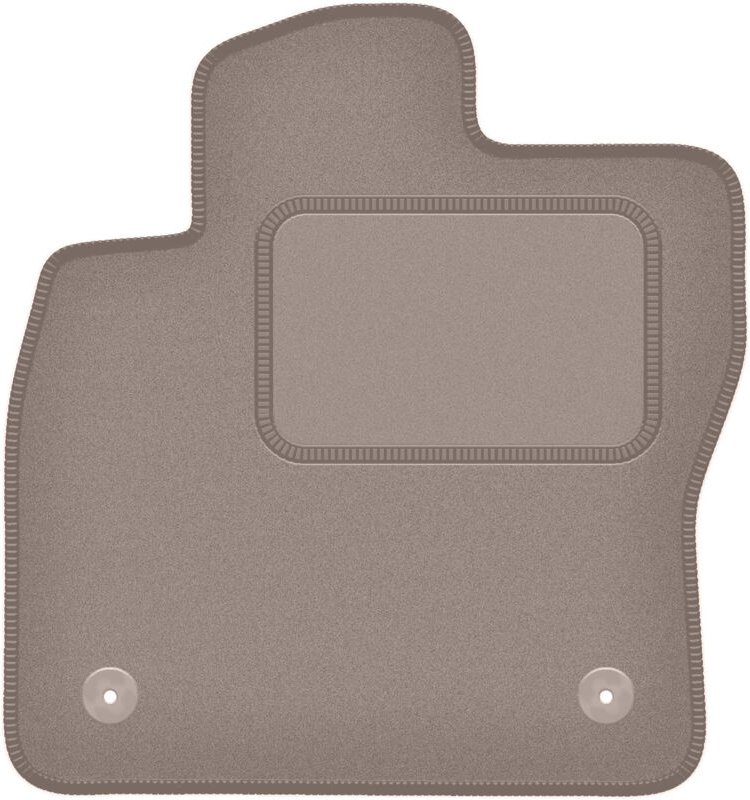 Thumbnail - Beige Fahrermatte für: Seat Tarraco 7-Sitzer (2018-)