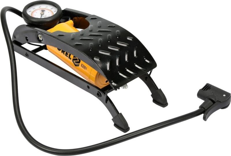 Einkolben-fusspumpe mit manometer 82001 vorel