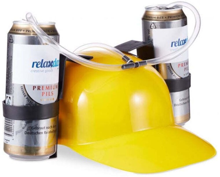 Helm zum trinken auf partys