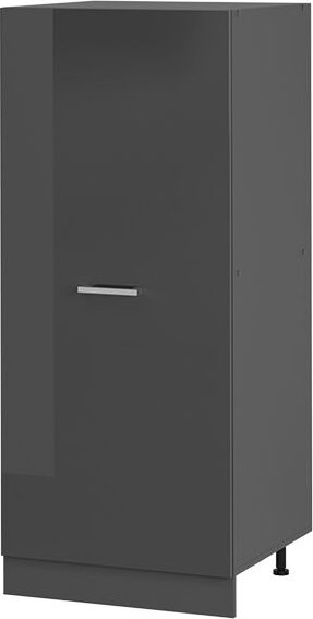 Vicco - Herdumbauschrank R-Line, Anthrazit Hochglanz, 60 cm