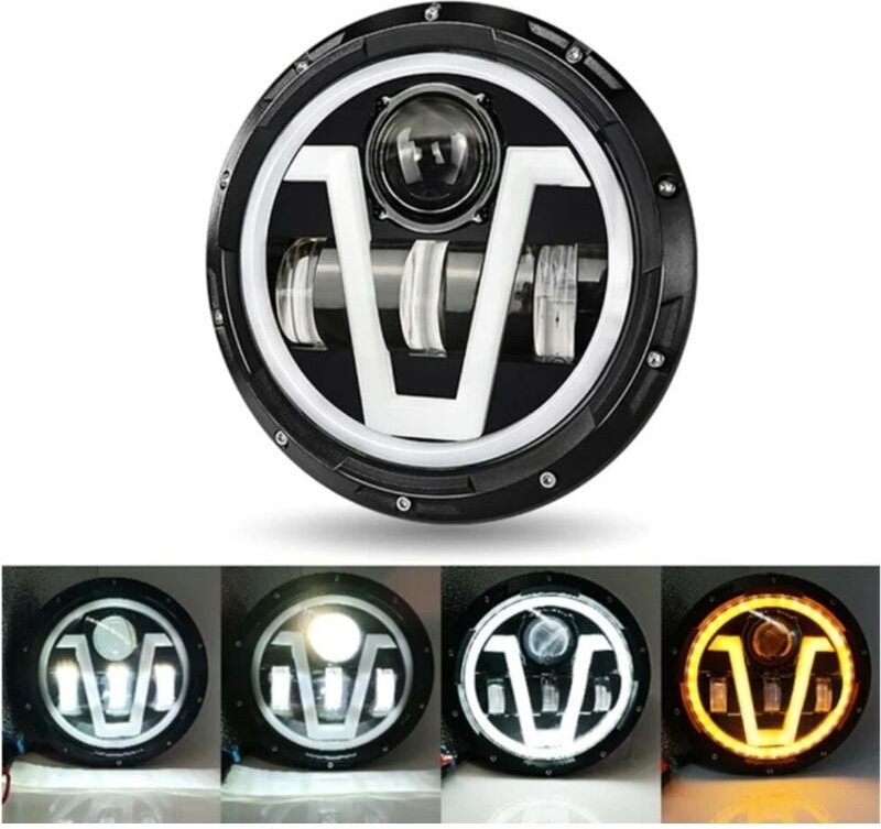 Frontleuchte 7"" Voll-LED V 1 Stk