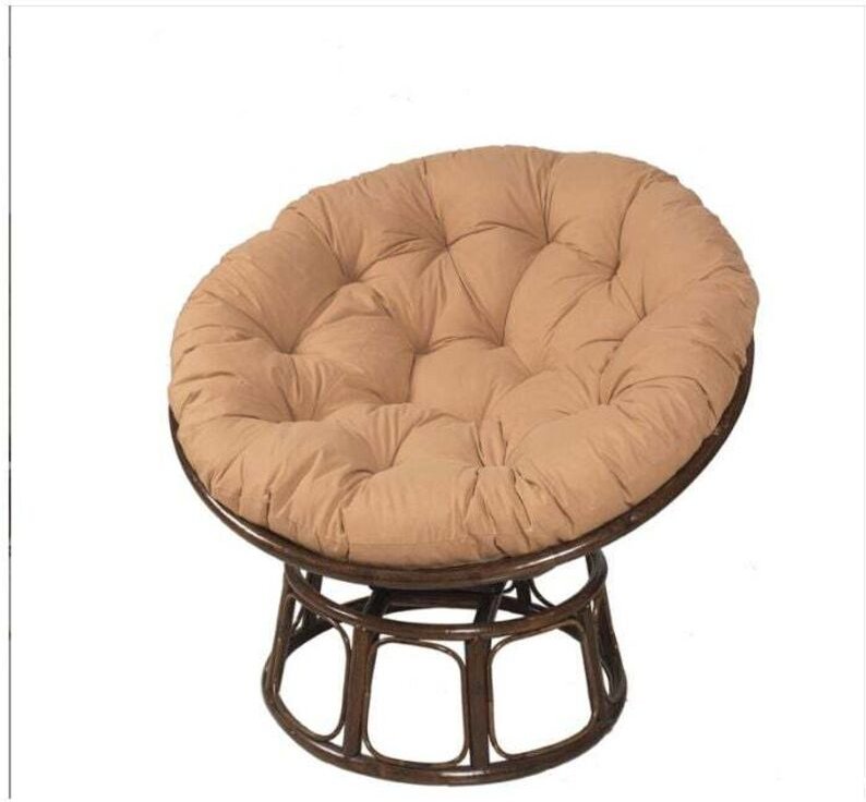 Tonchean - Stuhlkissen für draußen, gepolstertes Schaukelsitzkissen, Hängestuhlkissen, runder Schaukelsitz, Vogelsitz, H...