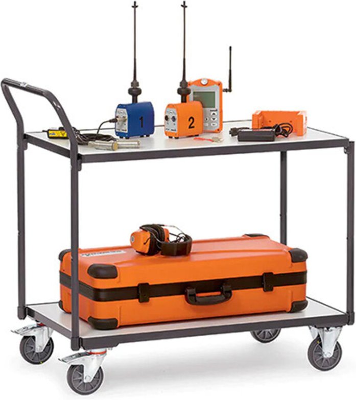 Werkstattwagen ESD - 2 Platten - 850 x 500 mm - Tragkraft 300 kg - 1840