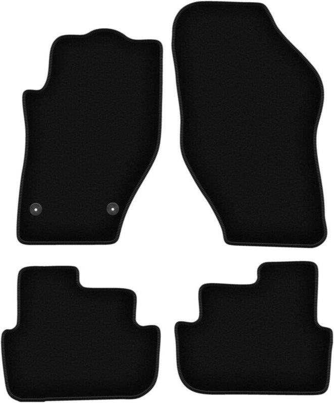 BASIC schwarze Veloursmatten für: Peugeot 308 CC Cabrio (2007-2013)