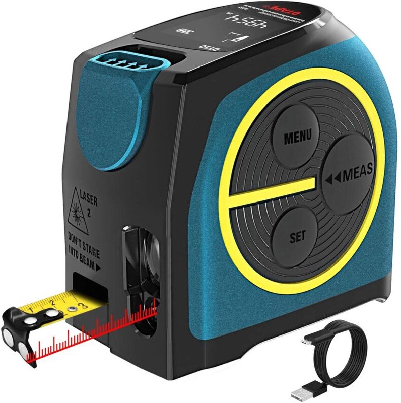 Digitaler Laser-Entfernungsmesser, Digitaler Hammer-Laser-Entfernungsmesser, Laser-Maßband, Entfernungsmesser, Laser-Ent...