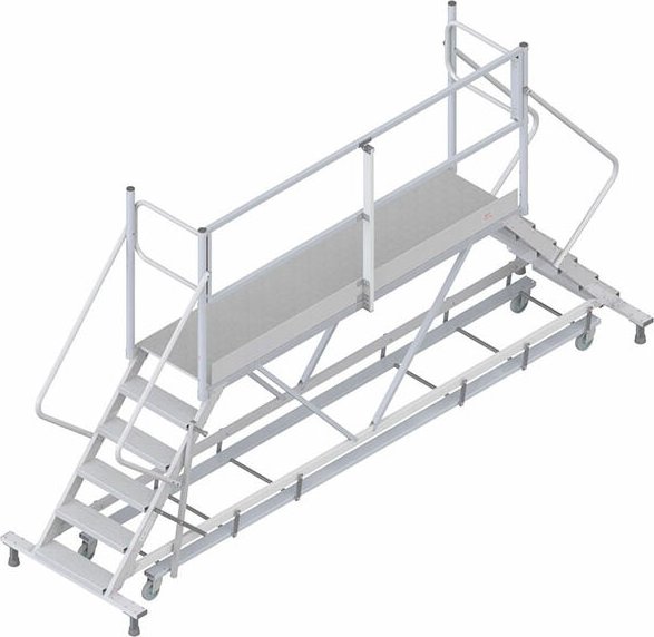 Plattformleitern 10 Stufen - Max. Arbeitshöhe 4.00m - PTF110-DA