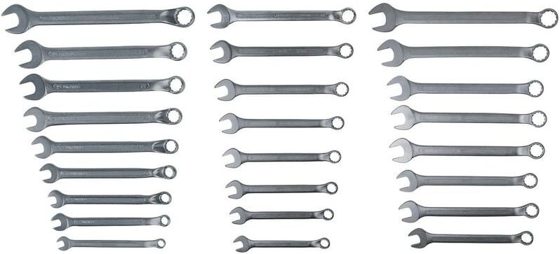 Ringmaulschlüssel-Satz, 25-tlg gekröpft, 6-32mm