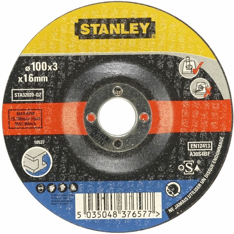 Thumbnail - Trennscheibe für Metall ø 100 mm STANLEY STA32020-QZ
