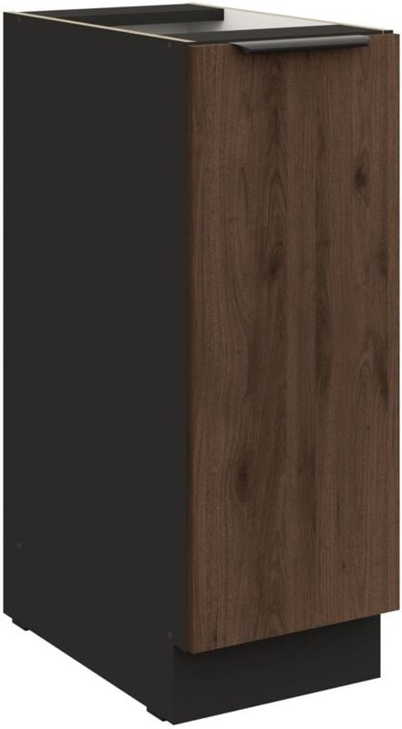 Küchen Preisbombe - Küchen Unterschrank Schrankauszug 30 cm Küche monza Okapi Nußbaum Küchenzeile