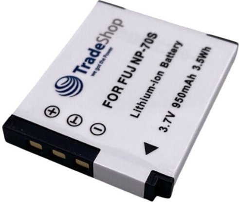 Trade-Shop Li-Ion Akku 3,7V / 950mAh kompatibel mit Fujifilm Instax Mini 99 Sofortbildkamera ersetzt NP-70S