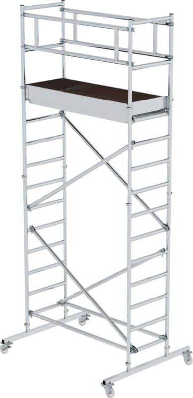 Standard-Rollgerüst 0,75 x 1,8 m Plattformhöhe 3,2 m - 166320 - Günzburger Steigtechnik