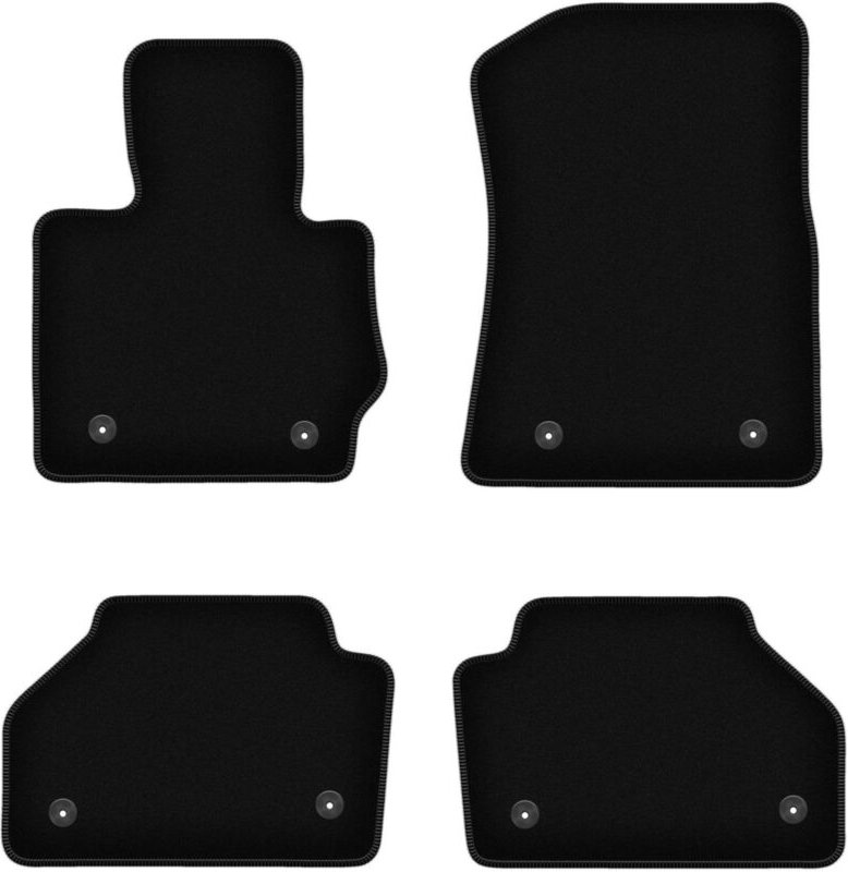 BASIC schwarze Veloursmatten für: BMW X3 F25 SUV (2010-2017)