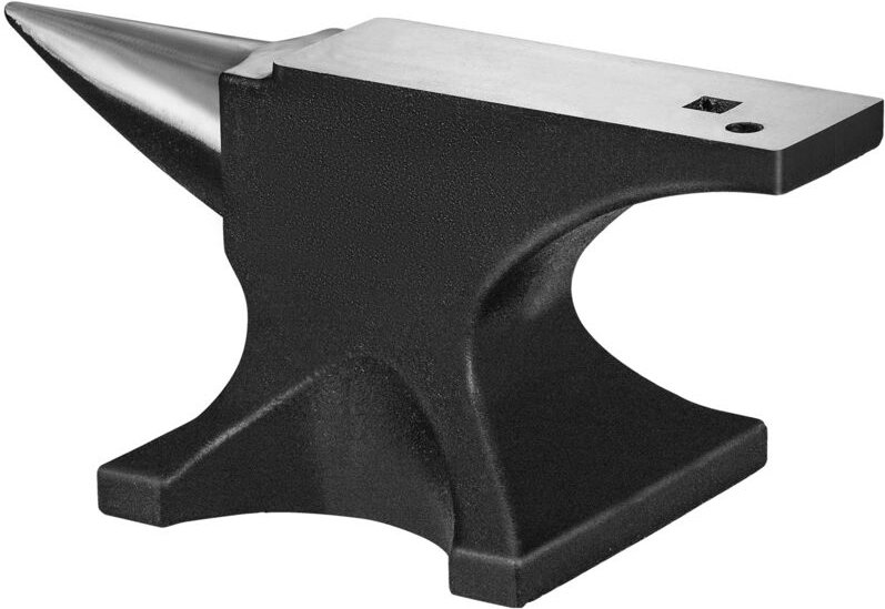 Mophorn 66Lbs Gussstahl Amboss, Einzelhorn Schmiedewerkzeug, hohe Härte, runde und quadratische Löcher, große Arbeitspla...