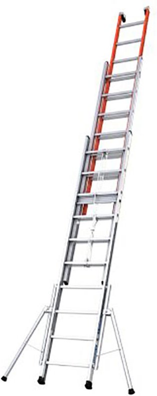 Echelle Direct - Elektrikerleiter 15x3 Gitterstäbe - Erreichbare Höhe 9.26m - 4431015