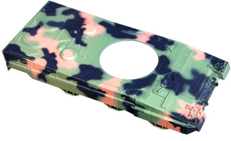 09-001 Karosserie (Obertank) für Leopard 2A5 Panzer - 3809