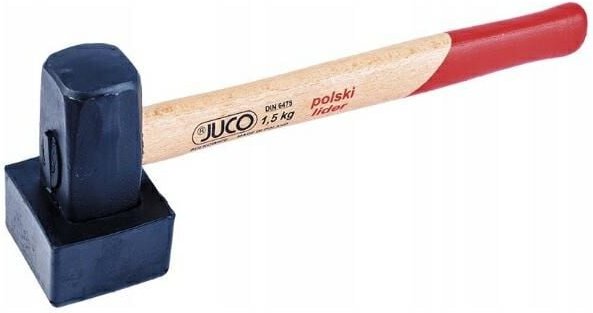 Juco młotek kamieniarski z gumą 1,5kg
