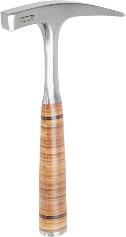 Ganzstahl Geologenhammer 500g mit Spitze und Ledergriff Nr. 761 - Picard