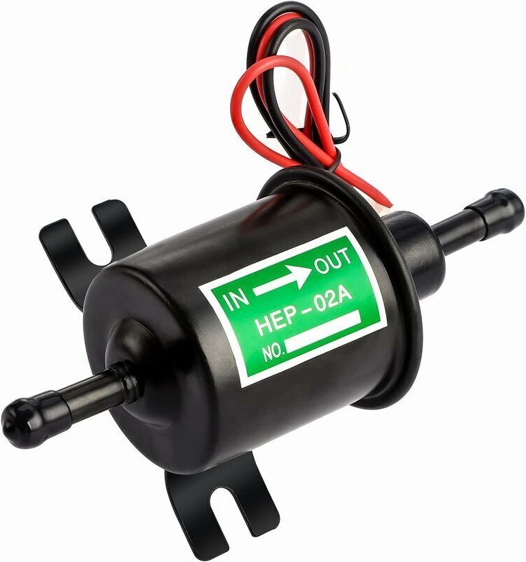 12 V elektrische Kraftstoffpumpe HEP-02A Niederdruck-elektrische Kraftstoffpumpe 2,5–4 PSI für alle Autos, LKWs und Boot...