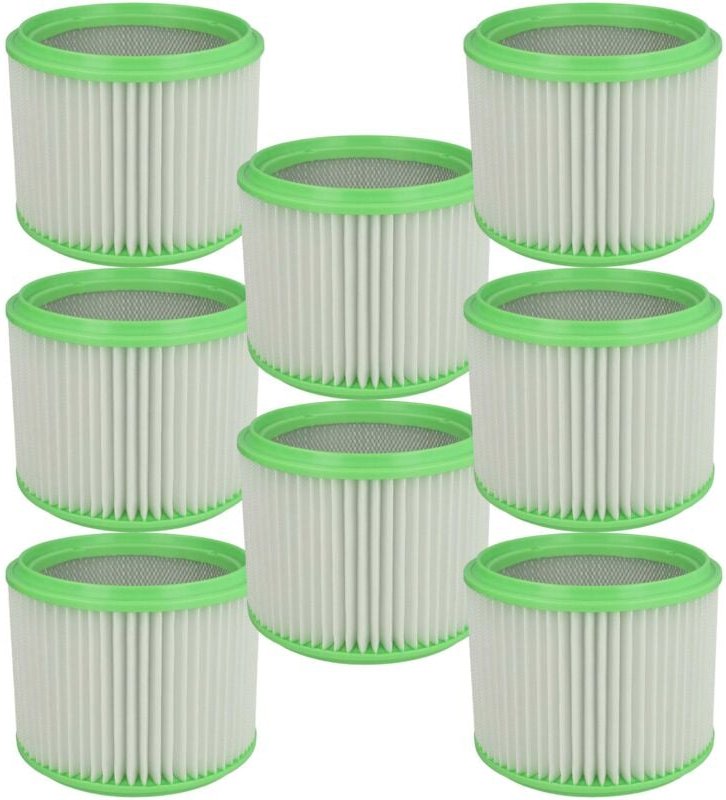 vhbw 8x Faltenfilter kompatibel mit Gisowatt Aquamatic Sintesi Elle, Aquamatic Valy Elle, Aquamatic Valy XL Staubsauger ...