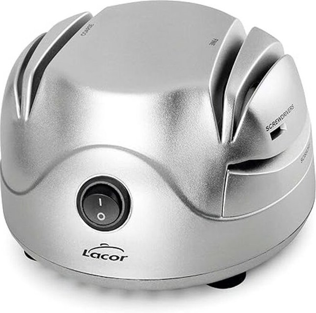 Suinga - Elektrischer Messerschärfer, vier Schlitze mit Saugnapf, schärft Messer, sicher und einfach zu bedienen, 13 x 1...