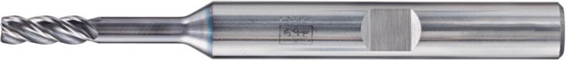 Vhm Eckfräser lang 4 Schneiden ø 3 mm 45° Fase TiAlN Schaft hb Universal Line Schruppen Schlichten Nuten - Pferd