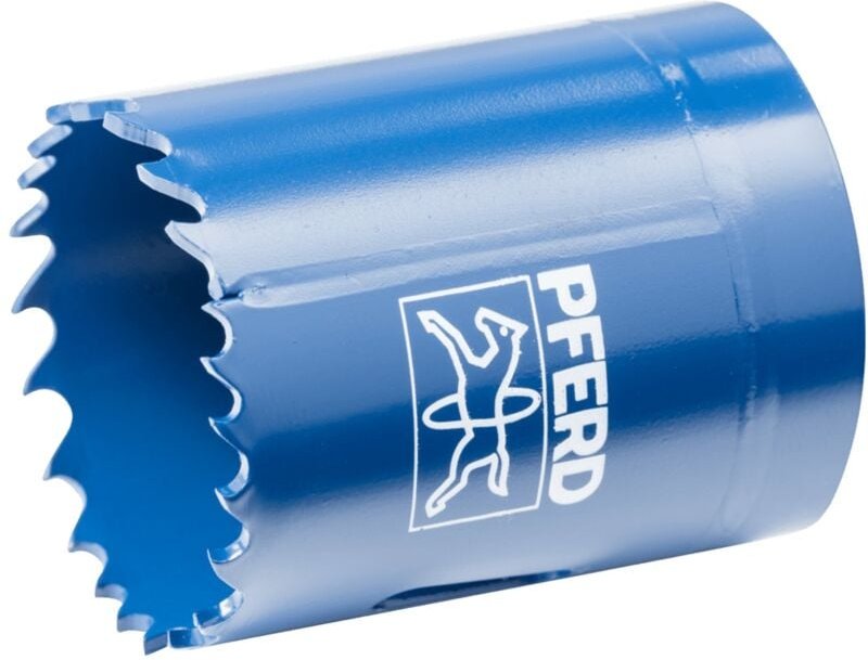 Bi-Metall Lochsäge Co8/M42 ø 40mm Schnitttiefe 36 mm für Stahl, Edelstahl, Blech, Holz - Pferd