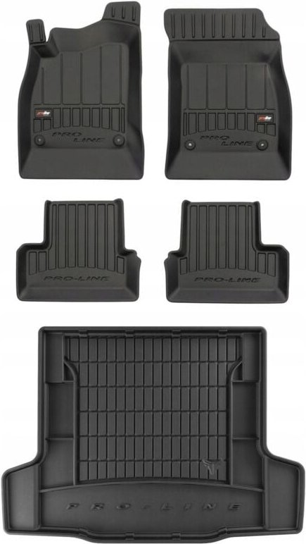 3D SET Gummifußmatten und Fußmatten Chevrolet Cruze 1 HB 2008-2016