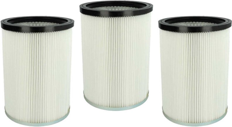 3x Faltenfilter kompatibel mit Kärcher nt 90/2 Me Classic sea, nt 90/2 Me Classic eu Staubsauger - Patronenfilter, Weiß ...