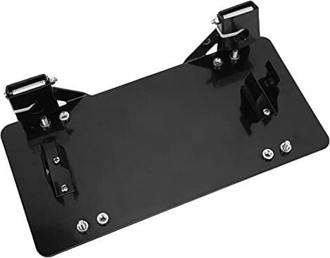 Zoternen - Akozon Kennzeichenhalter, Edelstahl Lippe Seilwinde Kennzeichenhalter für pkw lkw Motorräder