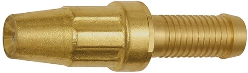GEKA-Spritzdüse mit Schlauchtülle, Messing blank, lw 25 - Riegler