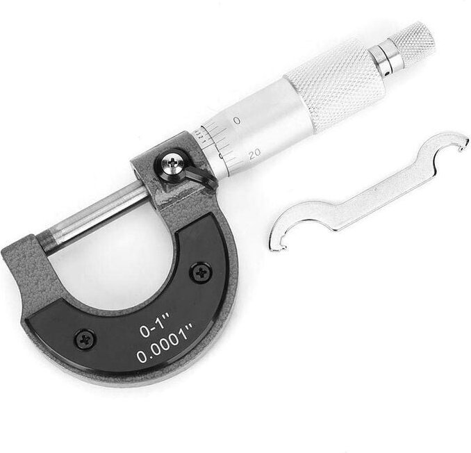 Außenmikrometer 0-25 mm, 0,01 mm Auflösung (metrisch),