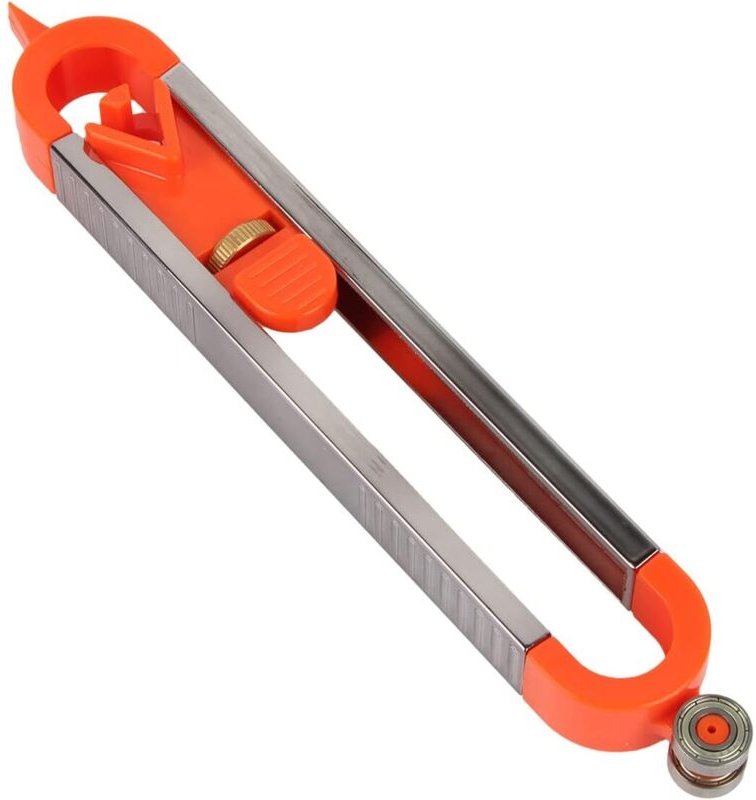 Konturenlehre mit Feststellfunktion, genaue Konturenlehre, Konturenlehren-Profilwerkzeug, Messlineal für die Holzbearbei...