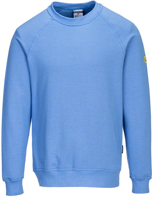 Antistatisches ESD-Sweatshirt Blau Hamilton 2XL
