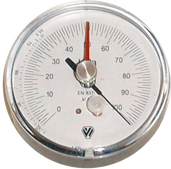 Ersatz-Vakuummeter ø 80 präzise Vakuumdruckmessung - Idrhaus
