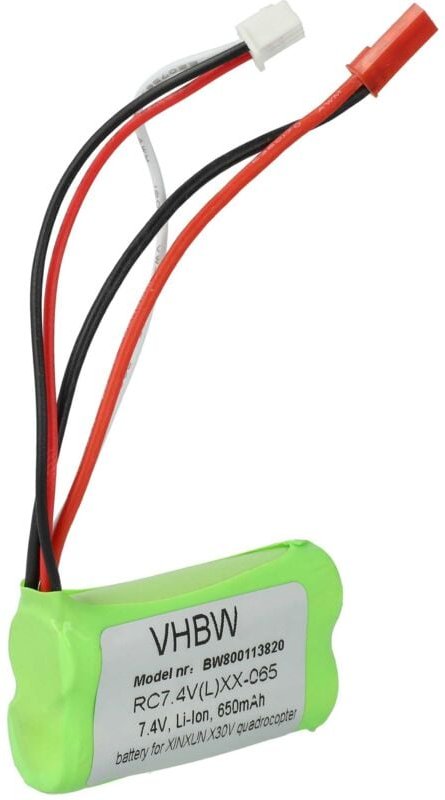 Vhbw - 1x Akku kompatibel mit XinXun ufo X30 v Intruder Drohne Multicopter Quadrocopter (650 mAh, 7,4 v, Li-Ion)