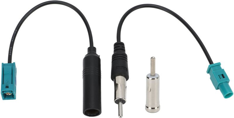 Sjlerst - Fakra z auf din Buchse, leichtes Kabel, effizienter ABS-Radioantennenadapter und Kupfer für Satellitenradio